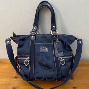 Coach Navy Handbag